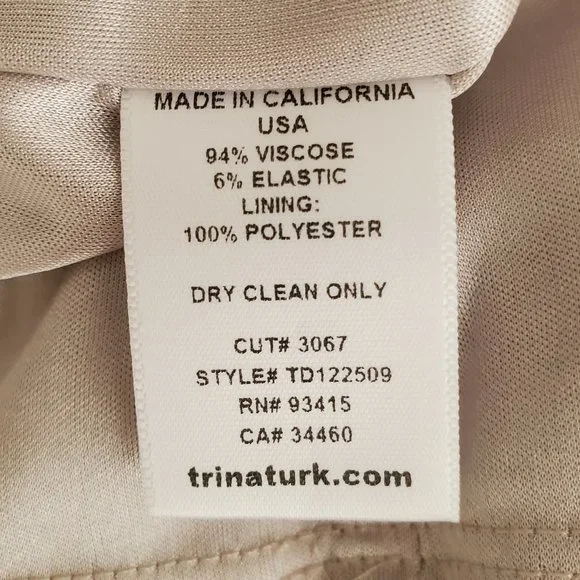 Trina Turk Ruched Sweetheart Halter Midi Dress | EUC | 6 | Blue Tan Multicolor - Picture 15 of 15